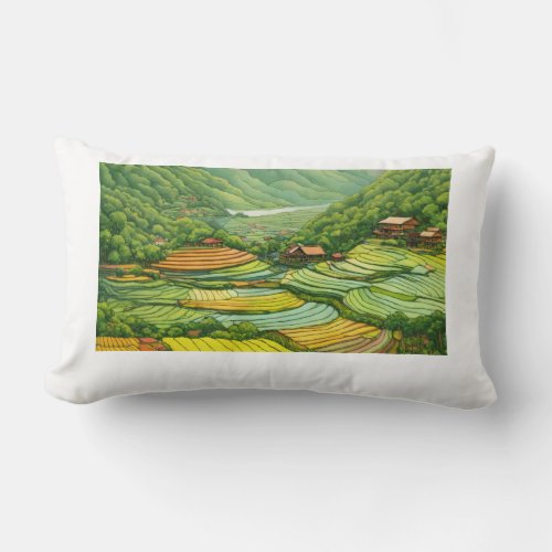 Beutyfull Nature Art Design Lumber Throw Pillow