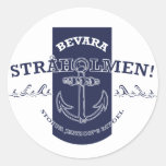 Bevara Str&#229;holmen Classic Round Sticker at Zazzle