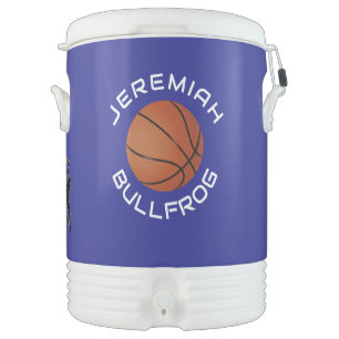 Beverage Cooler with a Basketball theme