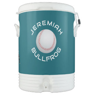 Beverage Cooler with Baseball theme