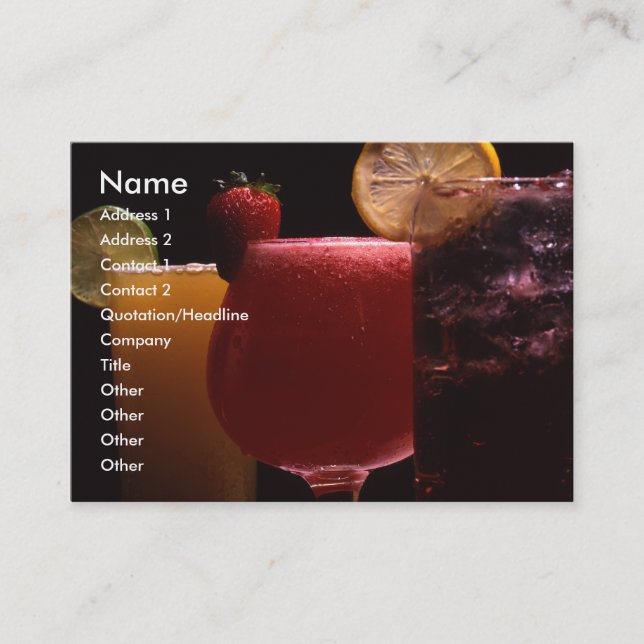 Beverages 1 Card (Front)