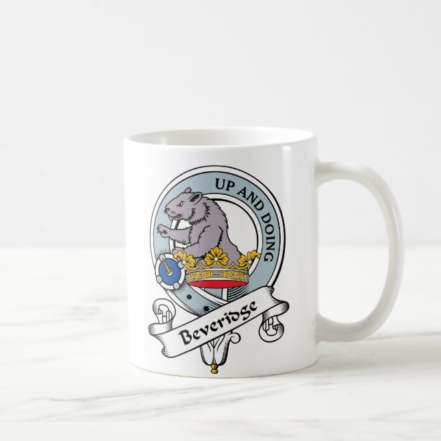 Beveridge Clan Badge Coffee Mug (Right)