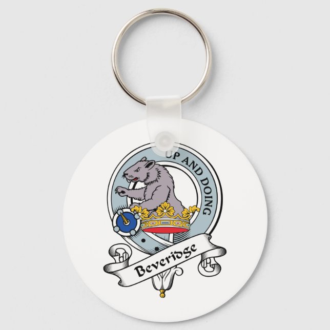 Beveridge Clan Badge Keychain (Front)
