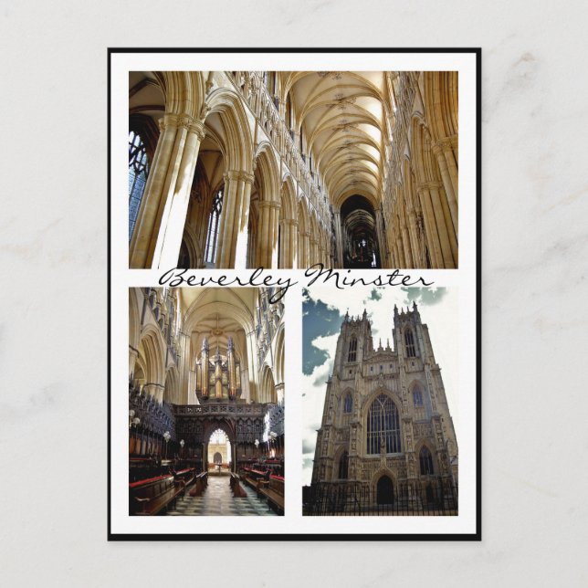 Beverley Minster [Postcard] v.3 Postcard (Front)