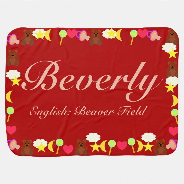 Beverly Baby Blanket Template (Horizontal)