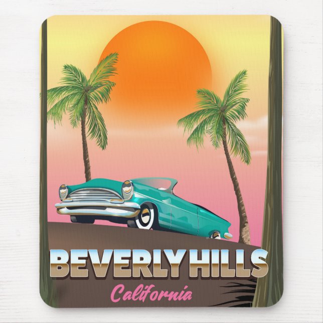 Beverly Hills California Mouse Pad (Front)