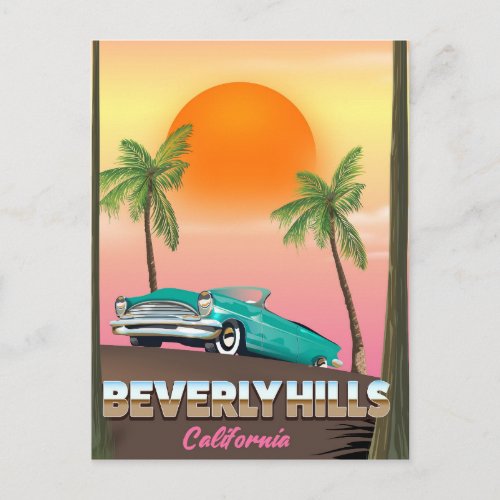 Beverly Hills California Postcard