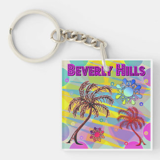 Beverly Hills Happy and Hope Keychain