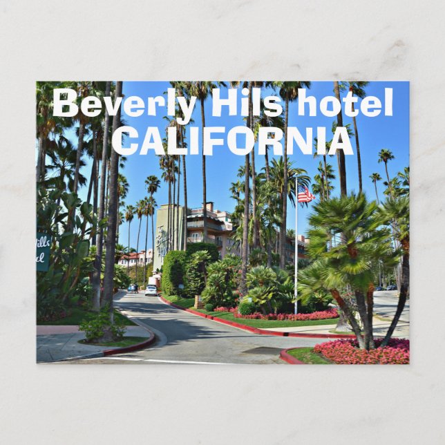 Beverly hills hotel ,Las Angeles California  Postcard (Front)
