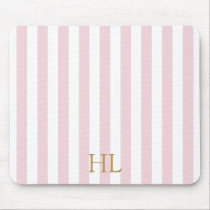 Beverly Hills Hotel Pink Stripe Mouse Pad