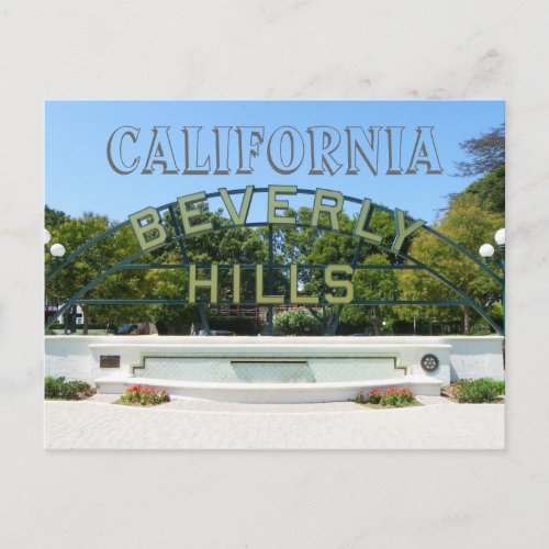 Beverly Hills Postcard Postcard