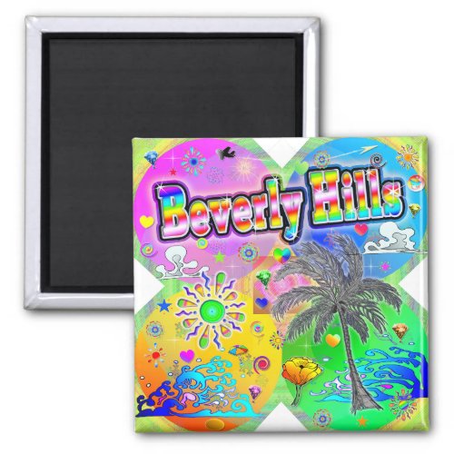 Beverly Hills Quadro Seasons Magnet