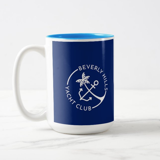 Beverly Hills Yacht Club two toned mug  (Left)