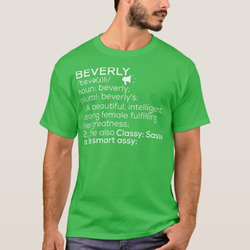 Beverly Name Definition Beverly Female Name 1 T_Shirt