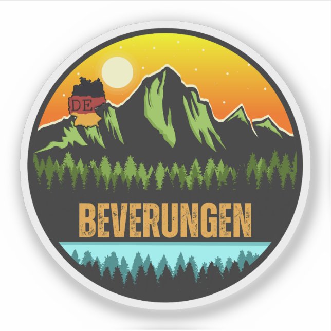 Beverungen, Germany Sticker (Front)