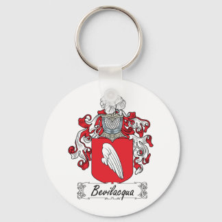 Bevilacqua Family Crest Keychain