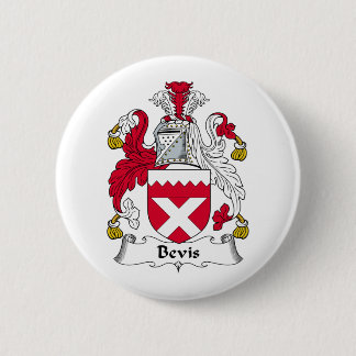 Bevis Family Crest Pinback Button