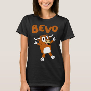 Bevo Longhorn Bull Funny Cartoon for Toddler Boys  T-Shirt