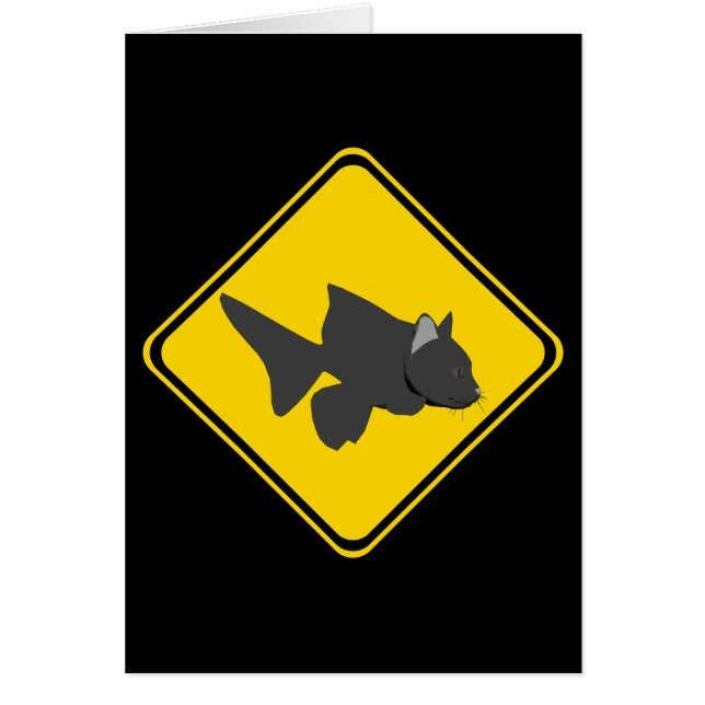 Beware Catfish Crossing! Cards (Front)