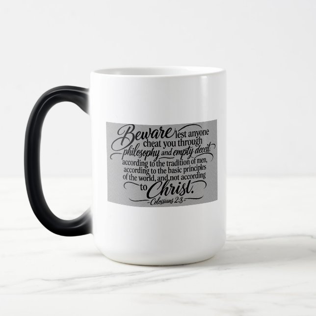 Beware  color morph mug  (Left)