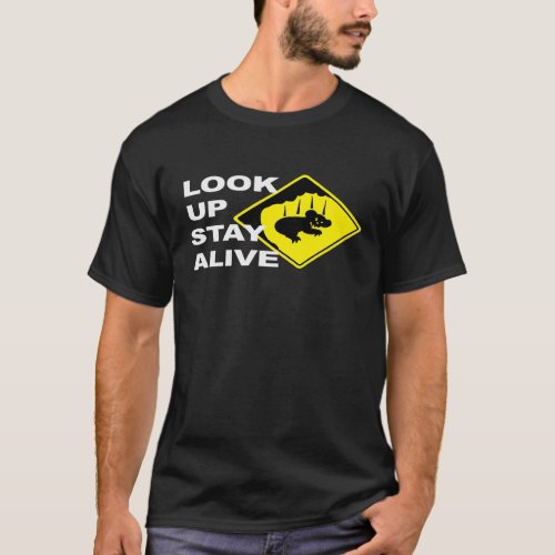 Beware Drop Bears Look Up Stay Alive Funny Aussie T_Shirt