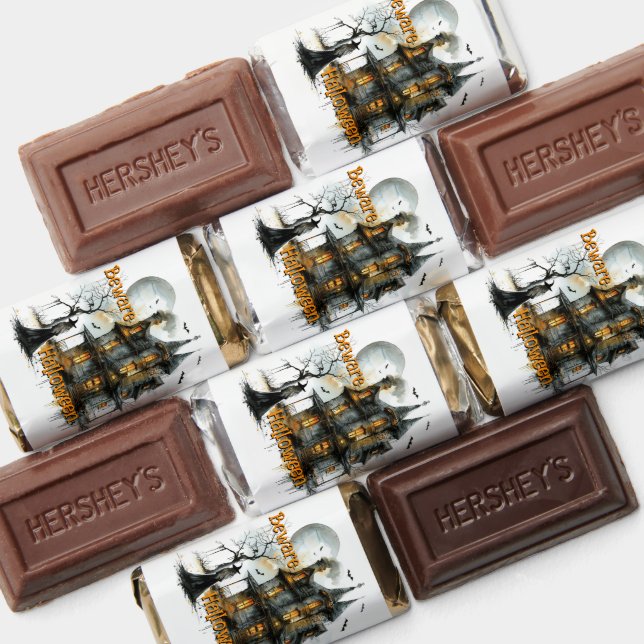 Beware Halloween – A Haunted Nightfall Warning Hershey's Miniatures (Assorted)
