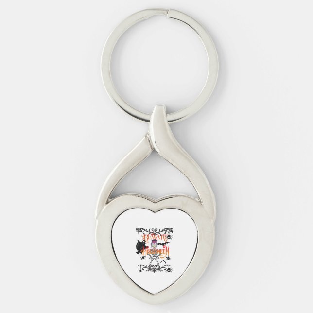Beware Halloween Keychain (Front)