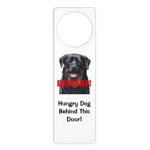 Beware, Hungry dog Doorhanger