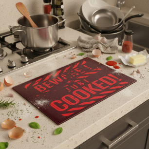 Beware I Just Cooked Funny Cutting Board