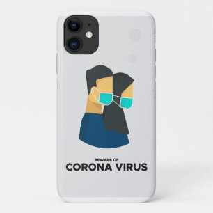 beware of coronavirus iphone case