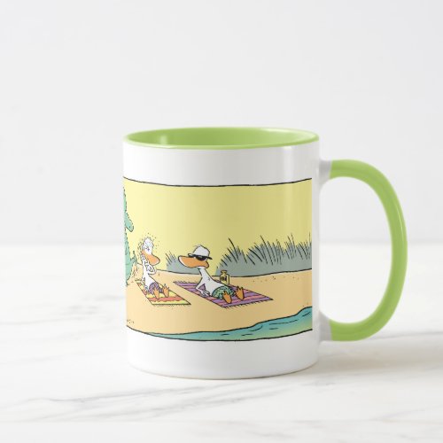 Beware of Croc Funny Cartoon Mug