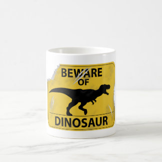 Beware of Dinosaur (damaged) Coffee Mug