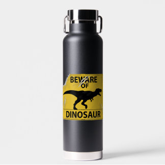 Beware of Dinosaur (Dino-damaged) Water Bottle