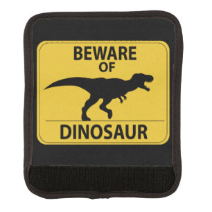 Beware of Dinosaur Luggage Handle Wrap
