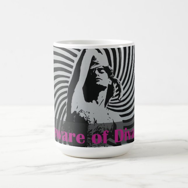 Beware of Divas tall mug (Center)