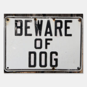 BEWARE OF DOG 2 Sided Sign