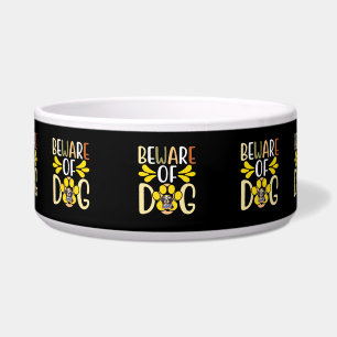 Beware Of Dog Bowl