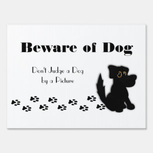 Beware of Dog / Business Info Sign