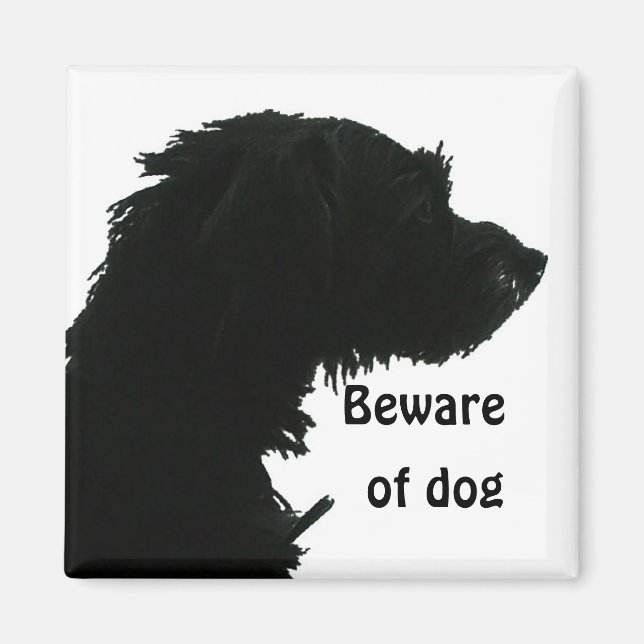 Beware of Dog Magnet (Front)