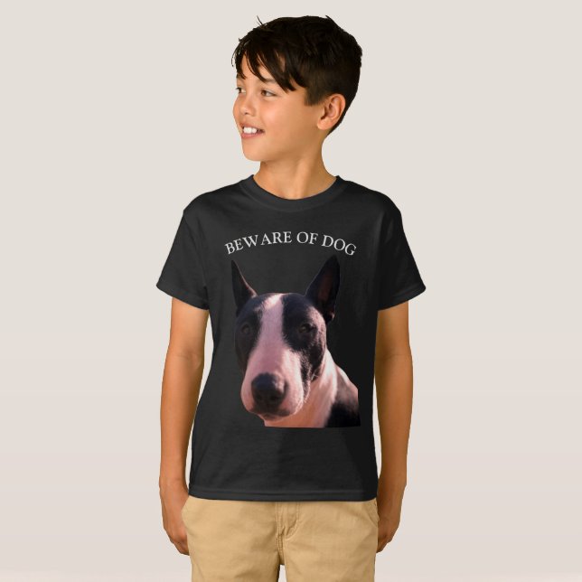 BEWARE OF DOG T-Shirt (Front Full)