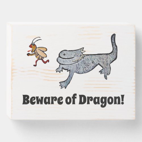 Beware of Dragon Sign