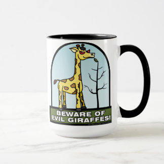 Beware of Evil Giraffes Mug