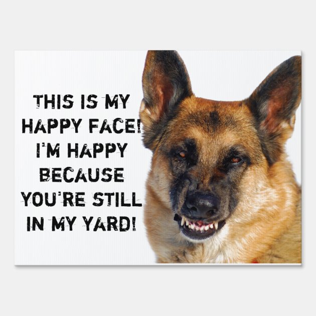 beware of german shepherd