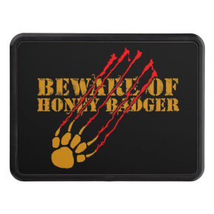 Beware of honey badger tow hitch cover