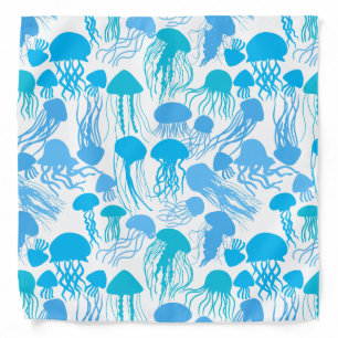 Beware of Jellyfish. L Blue.b No BG Bandana