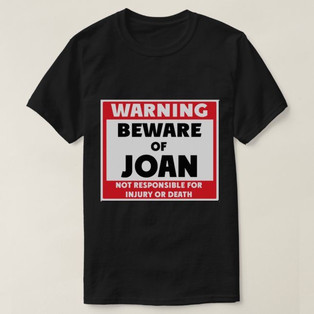 Beware Of Joan Joan Jett Music Of   T-Shirt (Design Front)