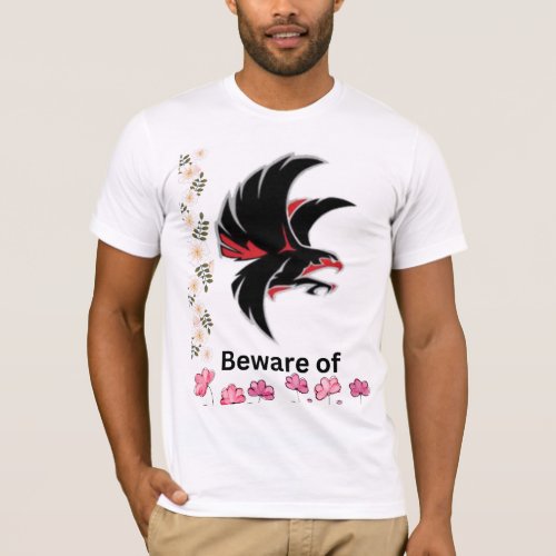 Beware of Majestic Soar Eagle Adventure T_Shirt