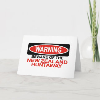 Beware Of New Zealand Huntaway Card