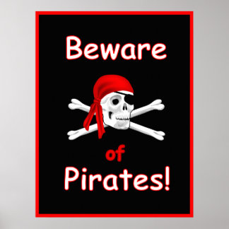 Pirate Sayings Posters | Zazzle