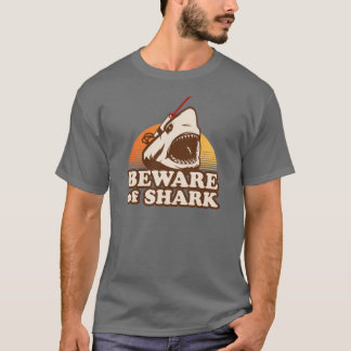 Beware of Sharks with Frickin' Laser Beams T-Shirt